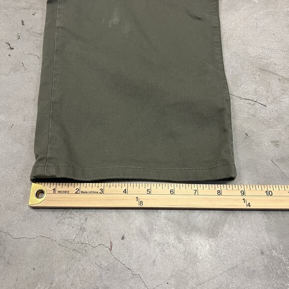 Mavi Matt Relaxed Straight Leg Pants Men's 40x26 Khaki Green - Picture 5 of 9